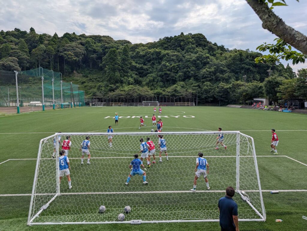 サッカー場がリニューアル